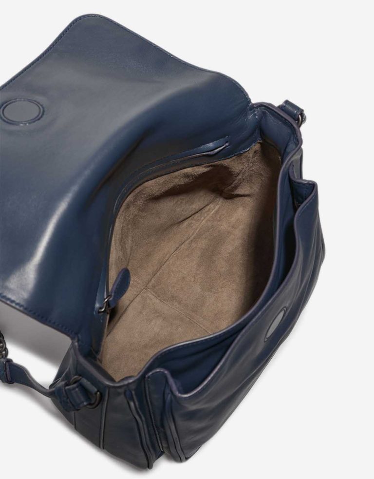 Bottega Veneta Crossbody Bag Medium Lamb Blue Inside | Sell your designer bag