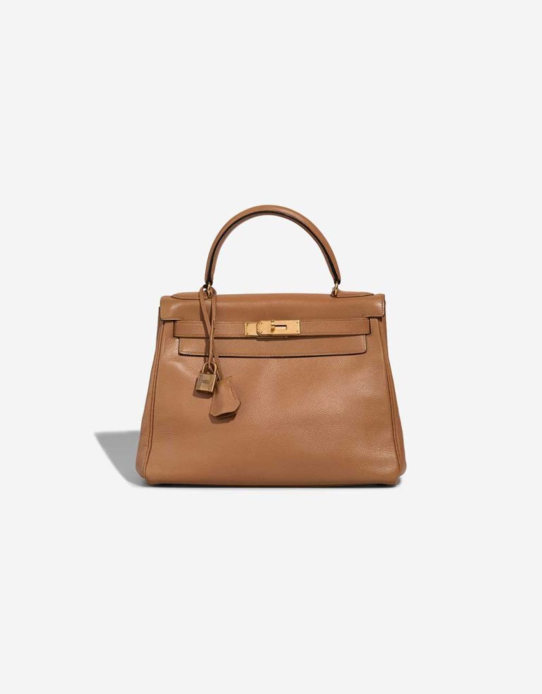 Hermès Kelly 28 Epsom Beige Front | Sell your designer bag