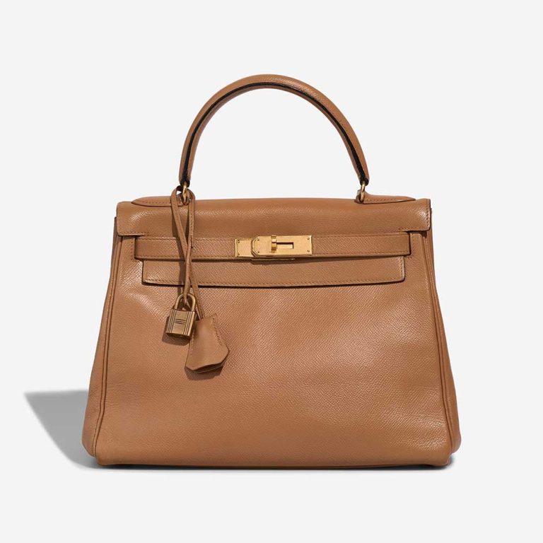 Hermès Kelly 28 Epsom Beige Front | Sell your designer bag