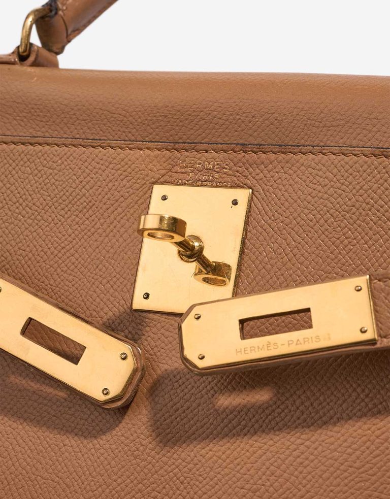 Hermès Kelly 28 Epsom Beige Logo | Sell your designer bag