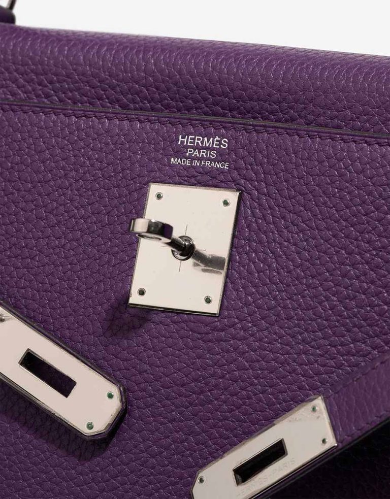 Hermès Kelly 32 Togo Ultraviolet Logo | Verkaufen Sie Ihre Designertasche