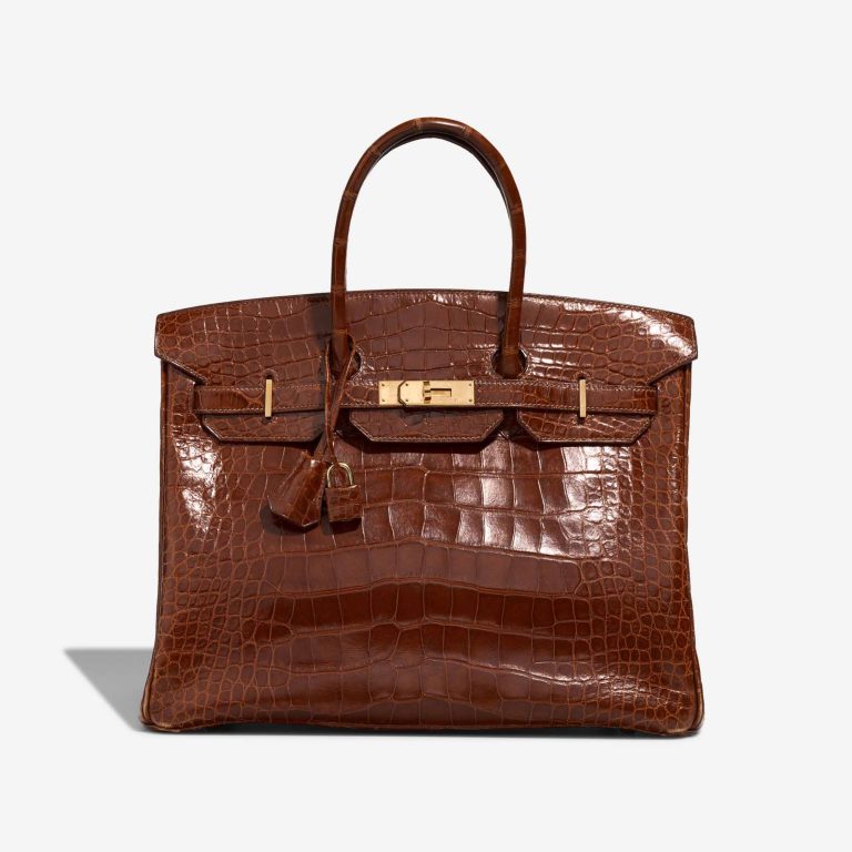 Hermès Birkin 35 Alligator Mississippi Étrusque Front | Sell your designer bag