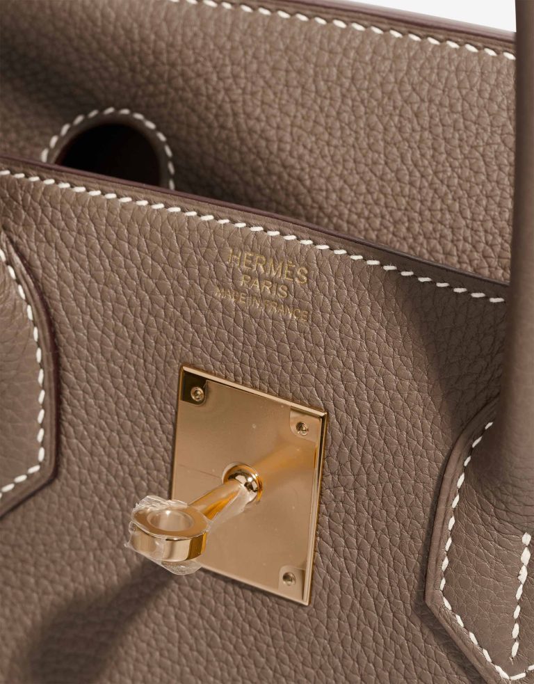 Hermès Birkin 30 Togo Étoupe Logo | Sell your designer bag