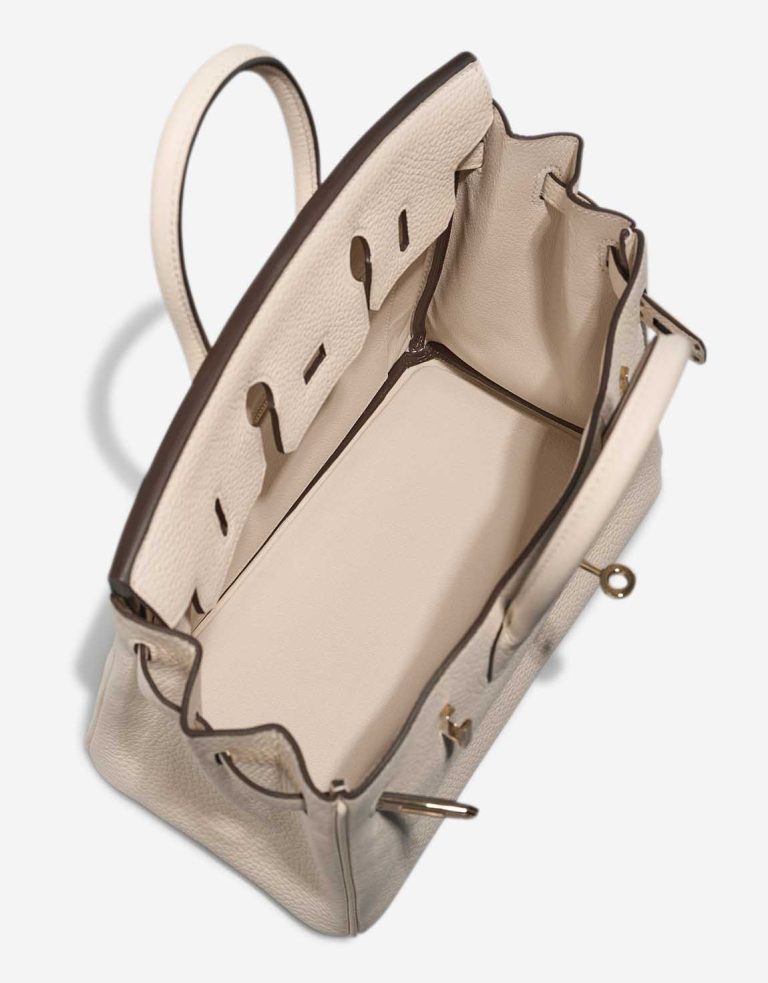 Hermès Birkin 25 Togo Nata / Gris Pâle Inside | Sell your designer bag