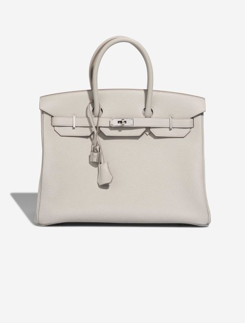 Hermès Birkin 35 Togo Gris Perle Front | Sell your designer bag