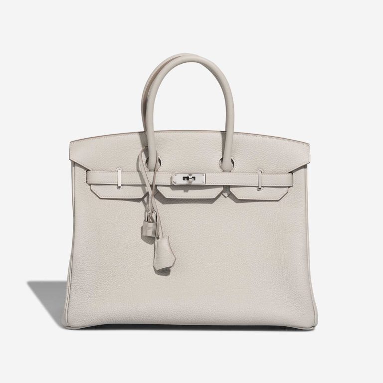 Hermès Birkin 35 Togo Gris Perle Front | Sell your designer bag