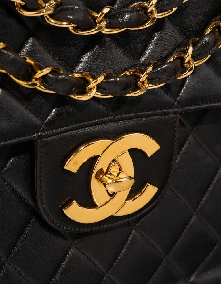 Chanel Timeless Jumbo Lamb Black Closing System | Sell your designer bag