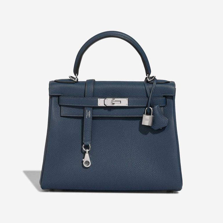 Hermès Kelly 28 Togo Bleu de Prusse Front | Sell your designer bag
