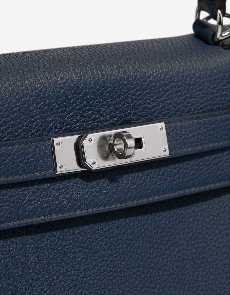 Hermès Kelly 28 Togo Bleu de Prusse Closing System | Sell your designer bag