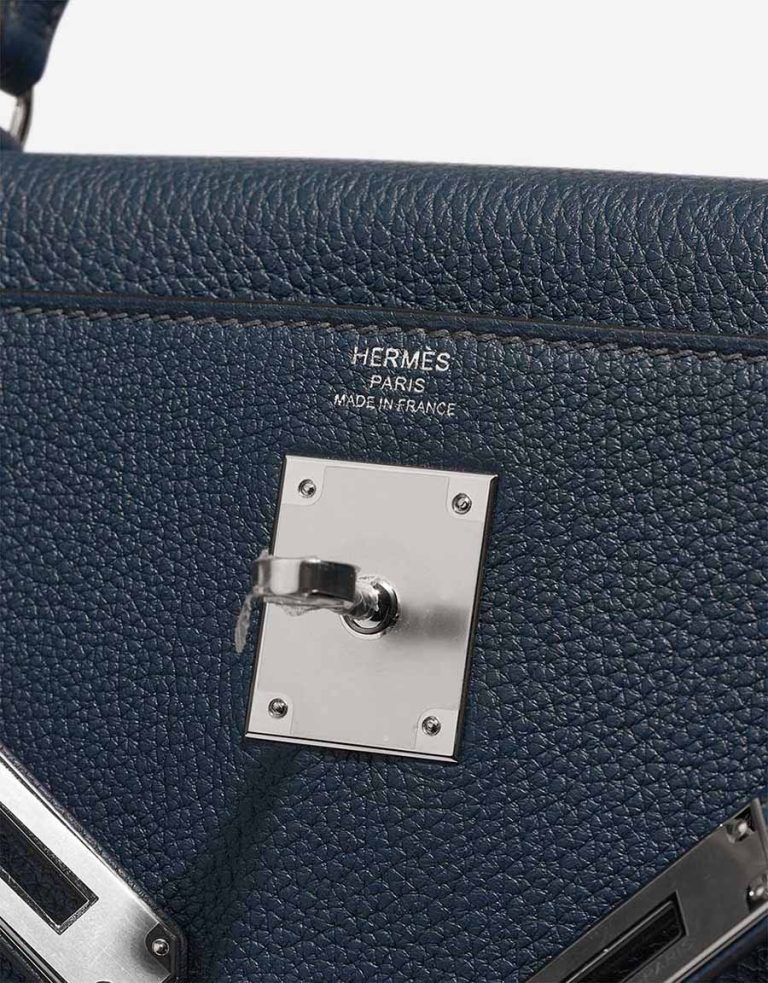 Hermès Kelly 28 Togo Bleu de Prusse Logo | Sell your designer bag