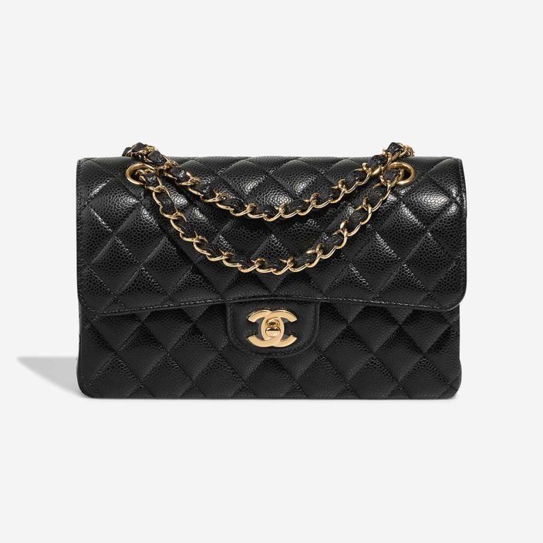 Chanel Timeless Small Caviar Black Front | Sell your designer bag