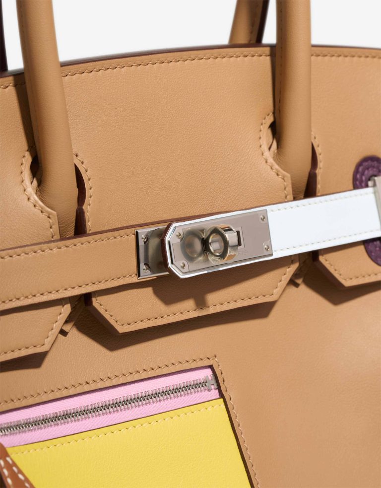 Hermès Birkin 30 Swift Chai / Lime / Bleu Brume / Mauve Sylvestre / Nata Closing System | Sell your designer bag