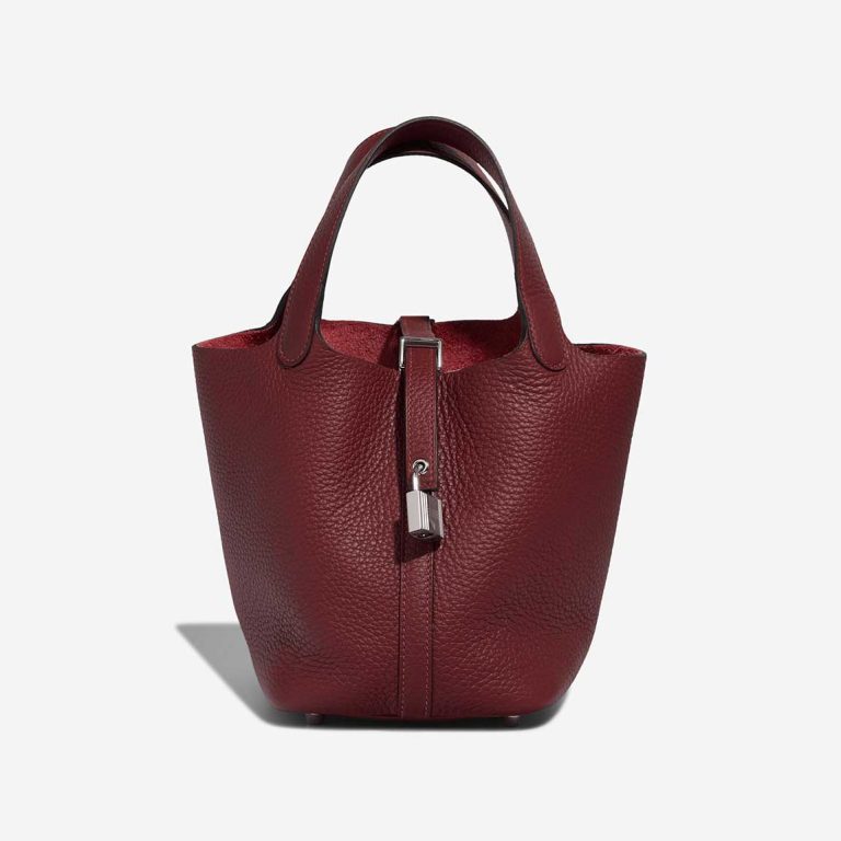 Hermès Picotin 18 Clémence Rouge H Front | Sell your designer bag