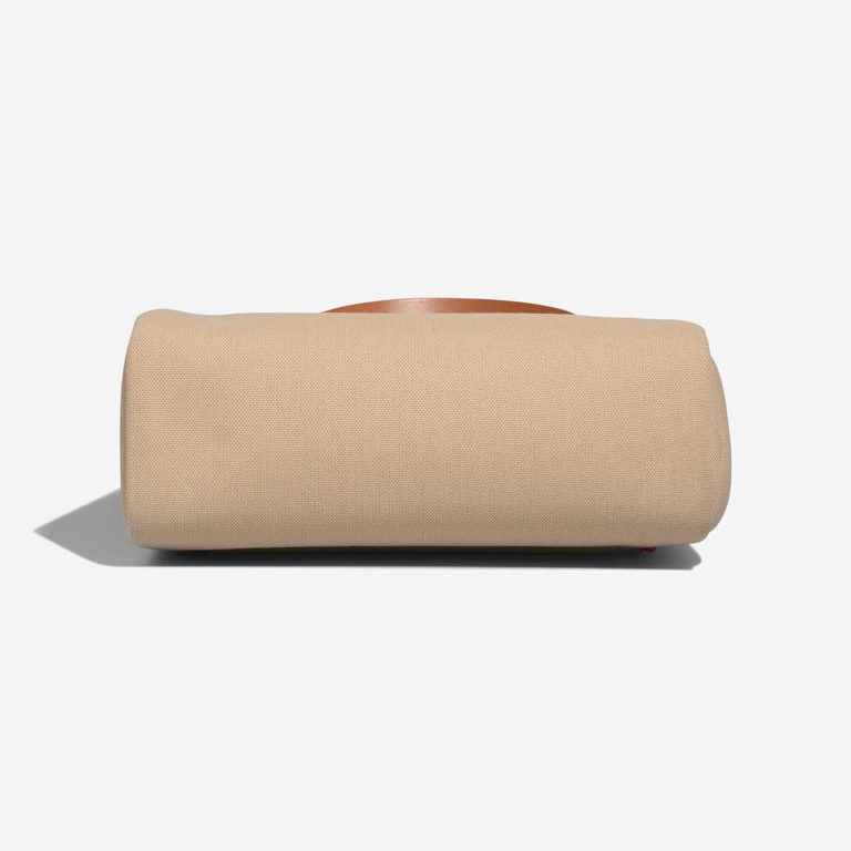 Hermès Herbag 31 Toile Militaire / Vache Hunter Béton / Naturel | Sell your designer bag