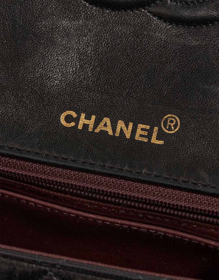 Chanel Timeless Handle Lamb Black Logo | Sell your designer bag