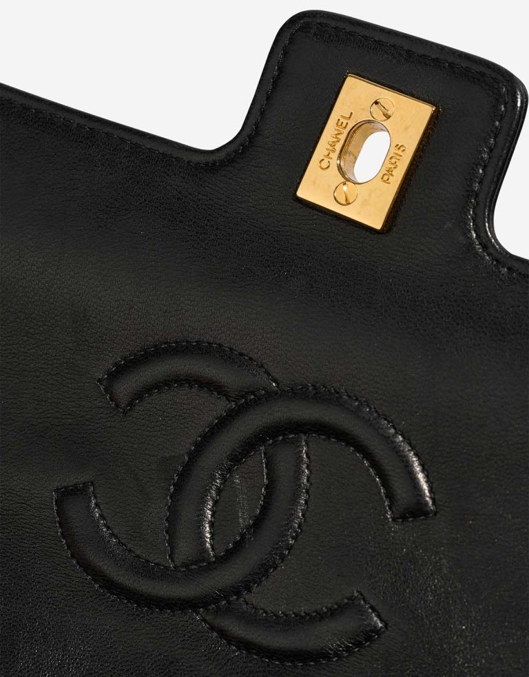 Chanel Timeless Handle Lamb Black Signs of wear | Sell your designer bag