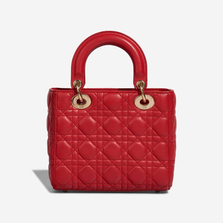 Dior Lady Small Lamb Red | Sell your designer bag