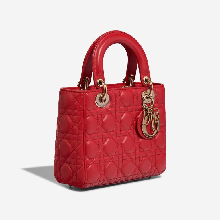 Dior Lady Small Lamb Red | Sell your designer bag