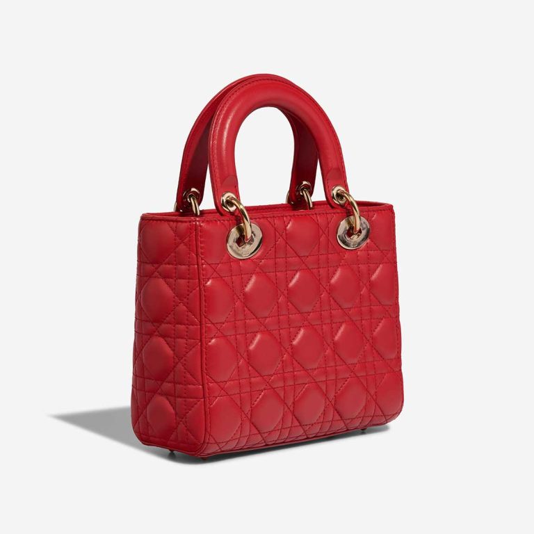 Dior Lady Small Lamb Red | Sell your designer bag