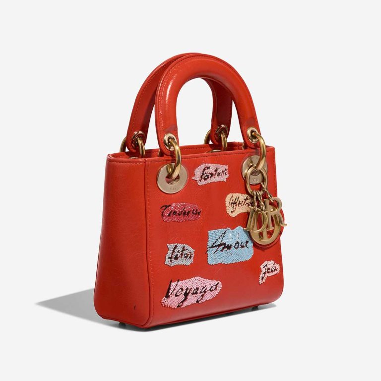 Dior Lady Mini Calf Red | Sell your designer bag