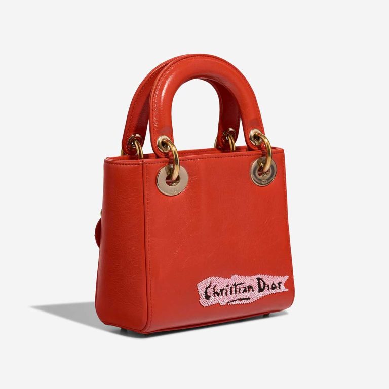 Dior Lady Mini Calf Red | Sell your designer bag