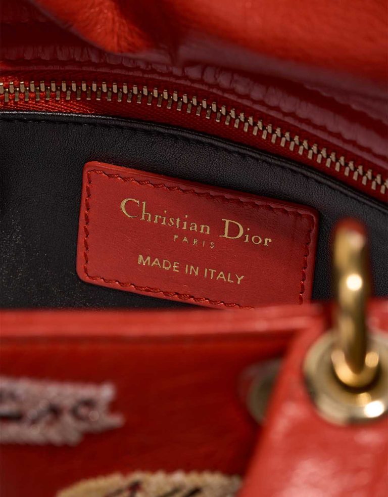 Dior Lady Mini Calf Red Logo | Sell your designer bag