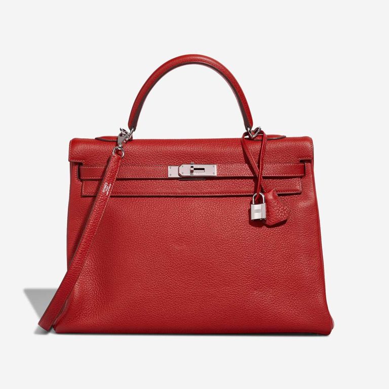 Hermès Kelly 35 Togo Rouge Vif Front | Sell your designer bag