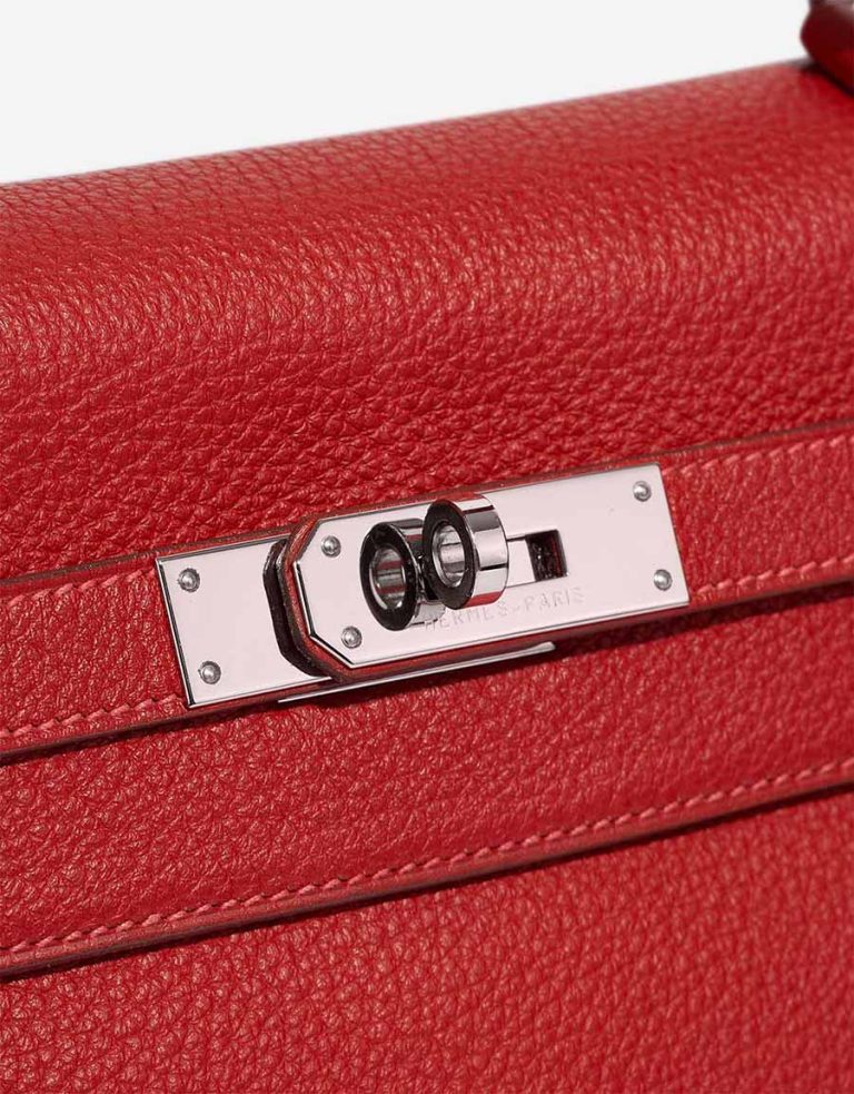 Hermès Kelly 35 Togo Rouge Vif Closing System | Sell your designer bag