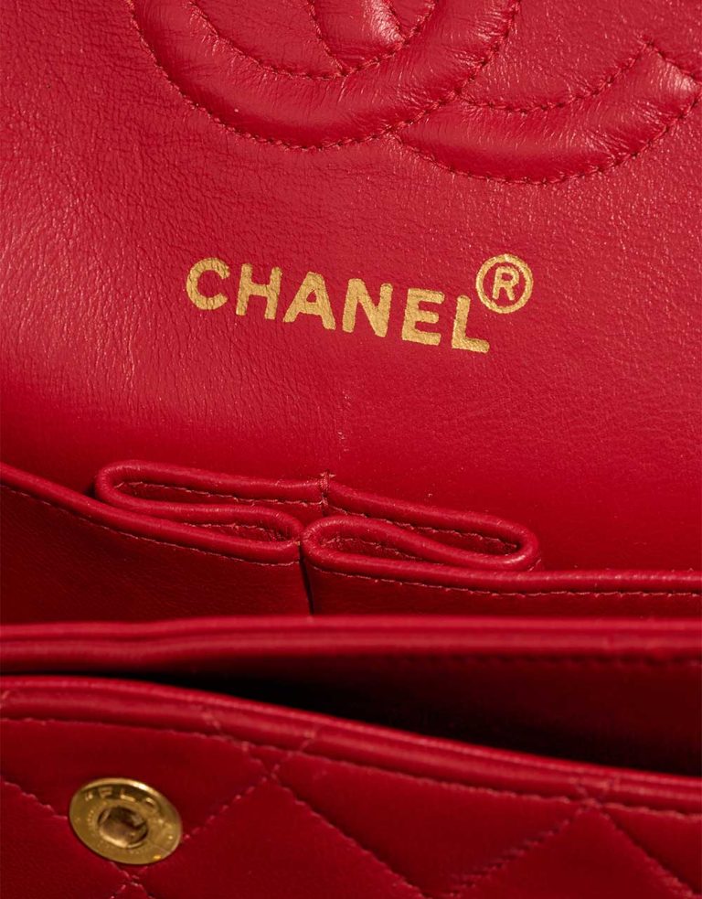 Chanel Timeless Petit Agneau Rouge Logo | Vendez votre sac de créateur