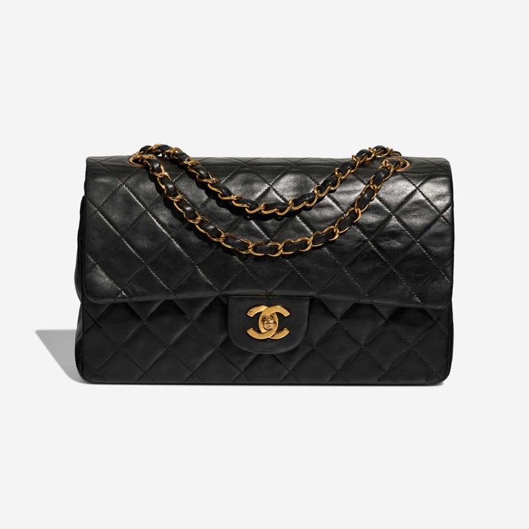 Chanel Timeless Medium Lamb Black Front | Vendez votre sac de créateur