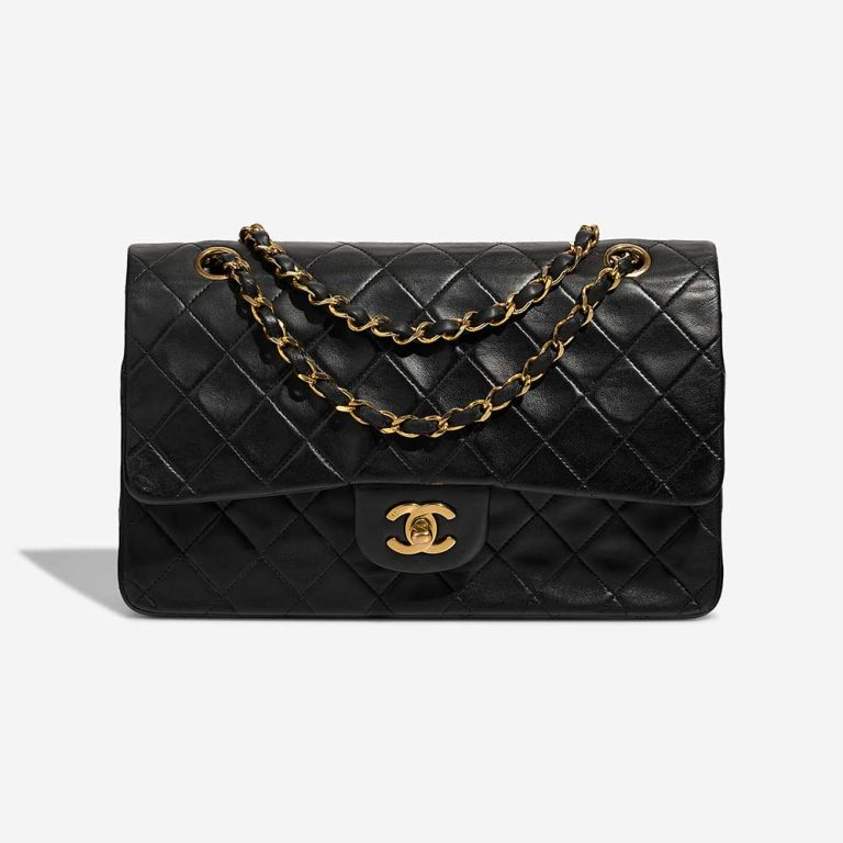 Chanel Timeless Medium Lamb Black Front | Sell your designer bag