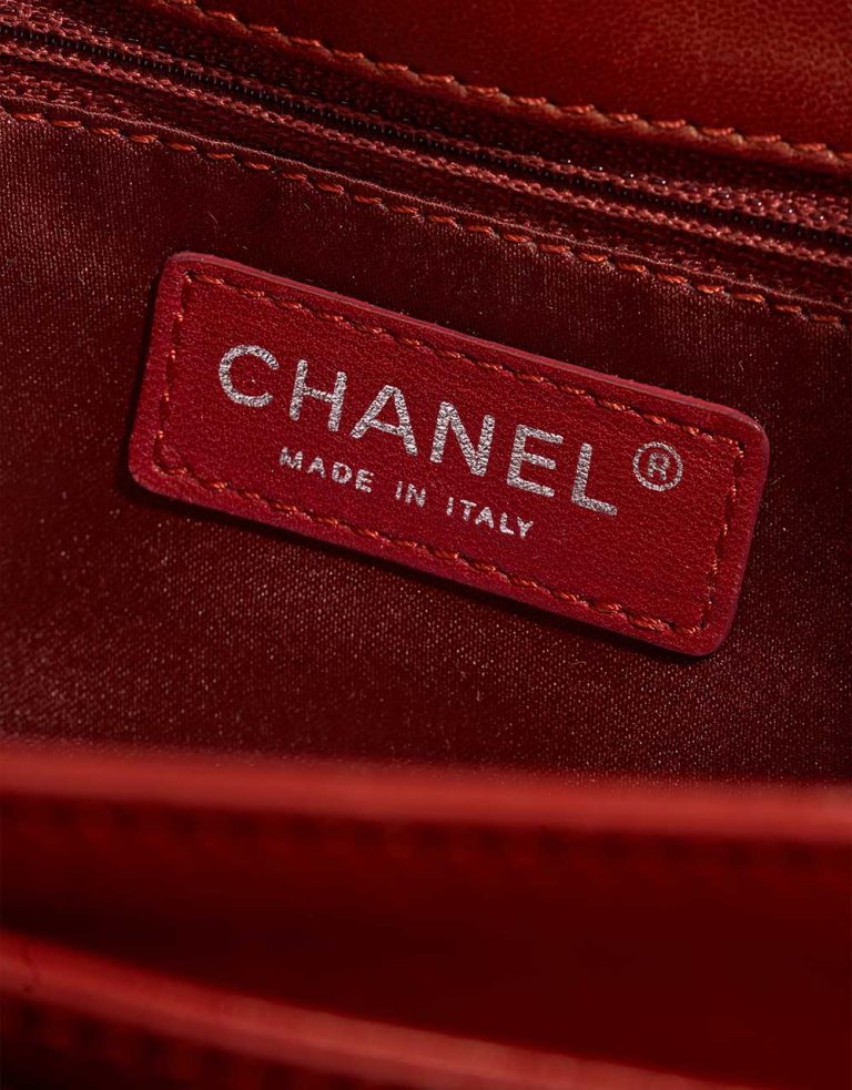 Chanel Timeless Maxi Flap Bag Lamb Red Logo | Sell your designer bag