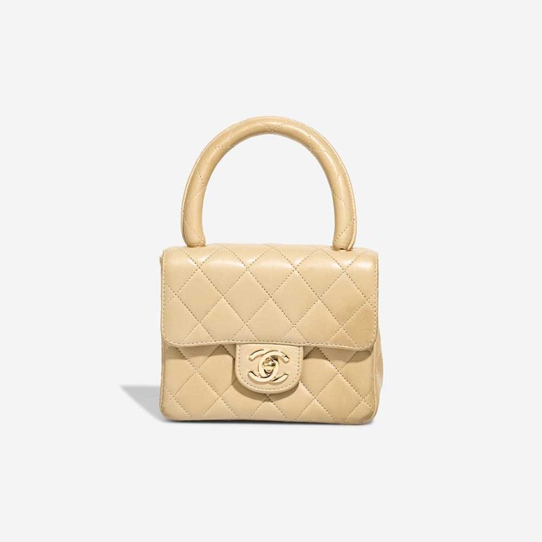 Chanel Timeless Handle Lamb Beige Parent-Child Set Front | Sell your designer bag