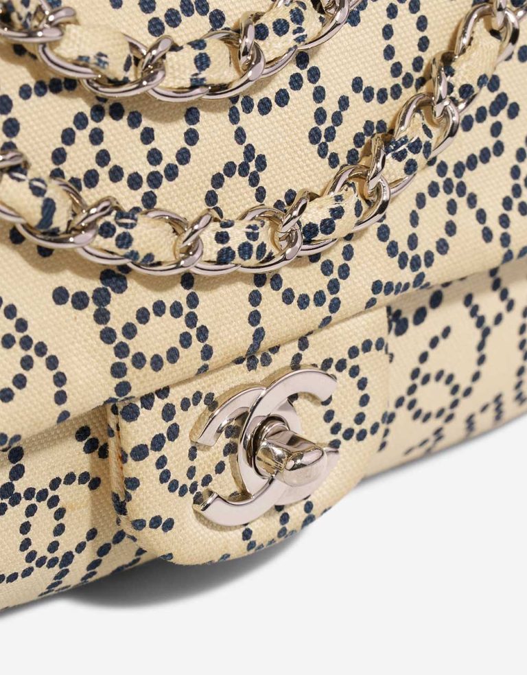 Chanel Timeless Medium Canvas Beige / Black Closing System | Sell your designer bag