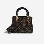 Dior Lady Medium Kalbsleder Black Front | Verkaufen Sie Ihre Designertasche