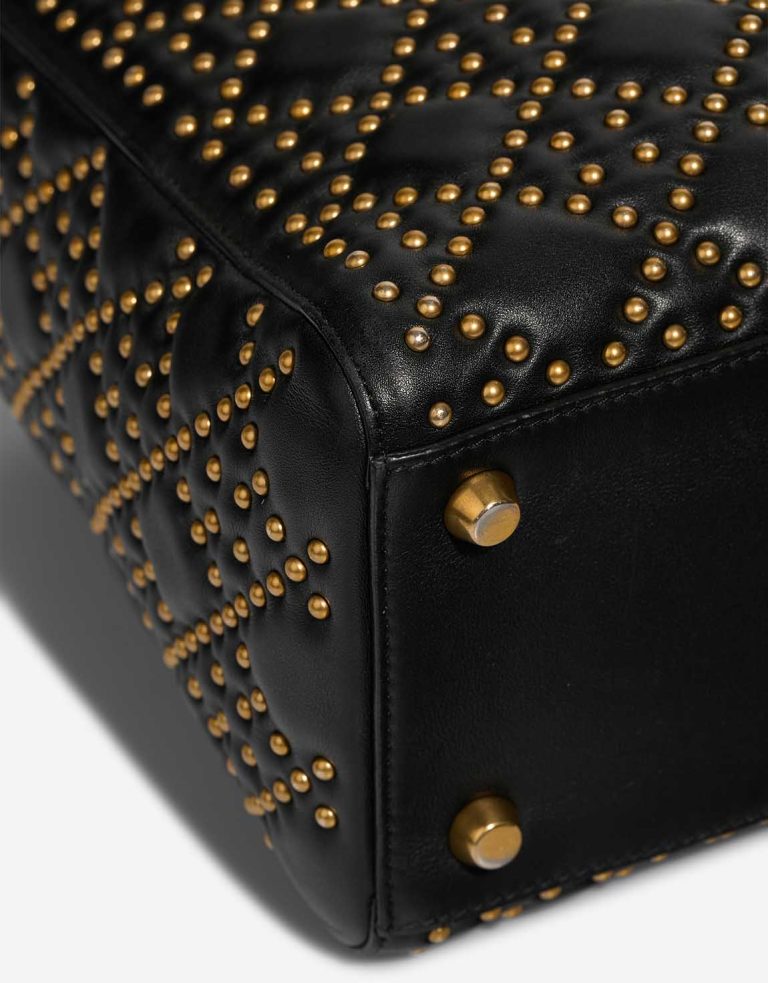 Dior Lady Medium Kalbsleder Schwarz Gebrauchsspuren | Verkaufen Sie Ihre Designertasche