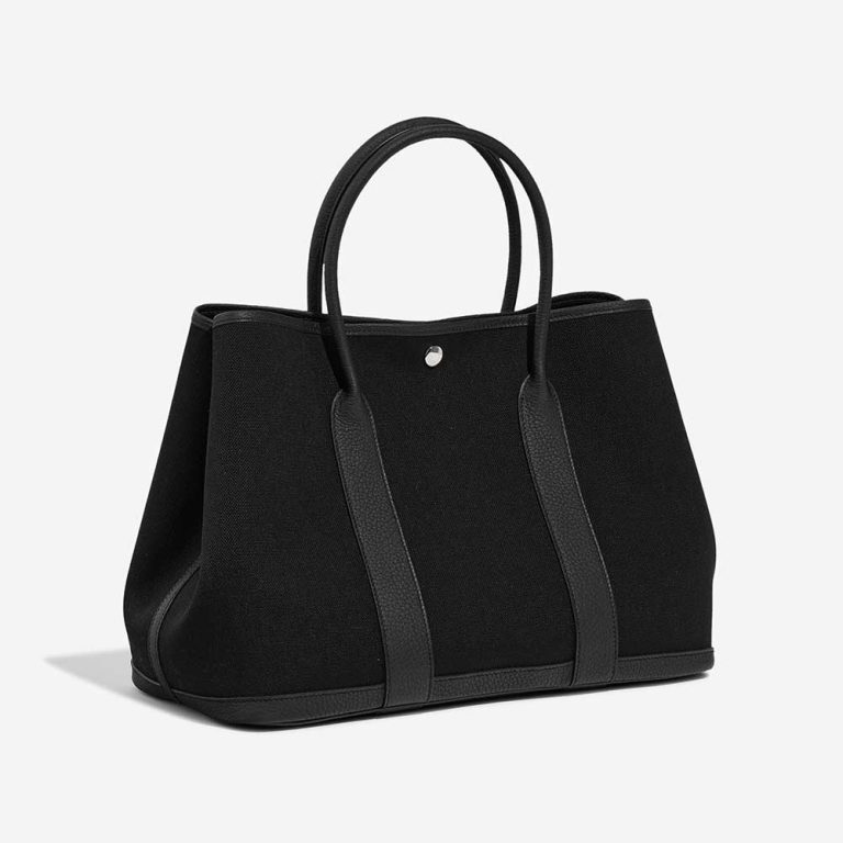 Hermès Garden Party 36 Toile Militaire / Veau Négonda Black | Sell your designer bag