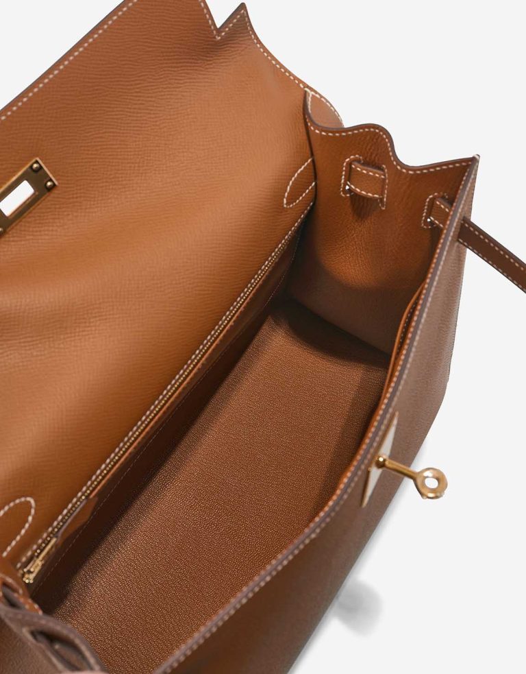 Hermès Kelly 32 Epsom Gold Inside | Sell your designer bag