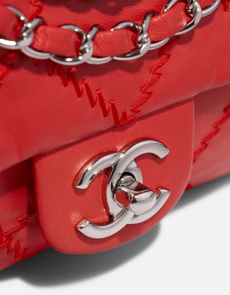 Chanel Timeless Medium Lamb Orange Closing System | Sell your designer bag