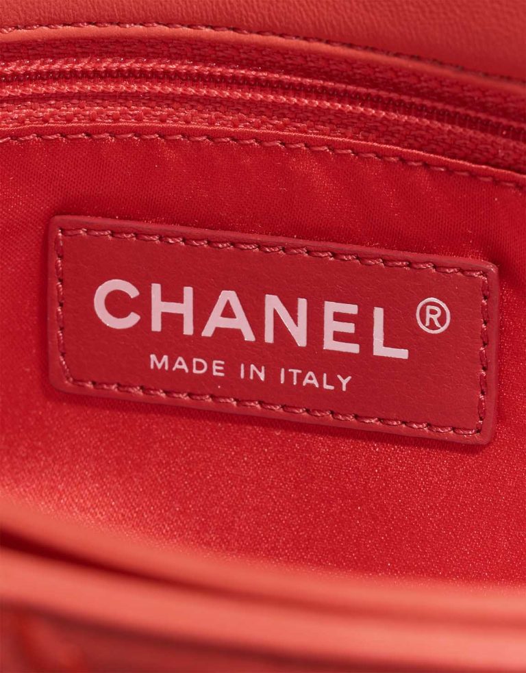 Chanel Timeless Medium Lamb Orange Logo | Sell your designer bag