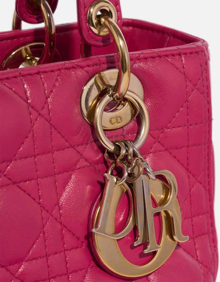 Dior Lady Medium Lamb Pink Closing System | Sell your designer bag