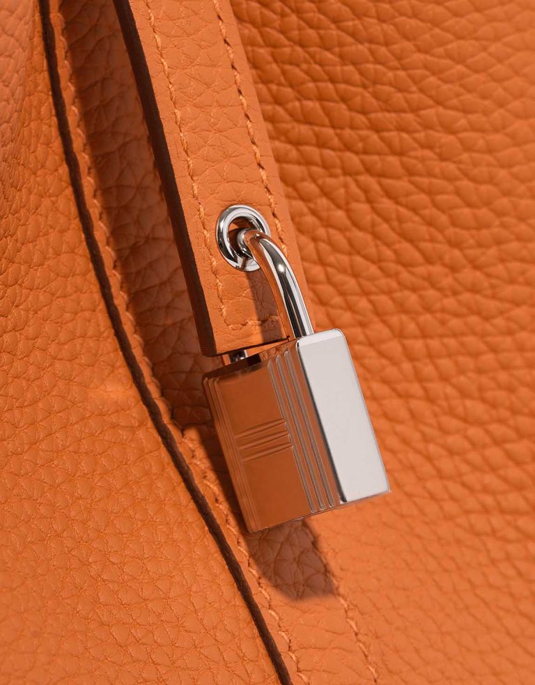 Hermès Picotin 18 Clémence Orange Closing System | Sell your designer bag
