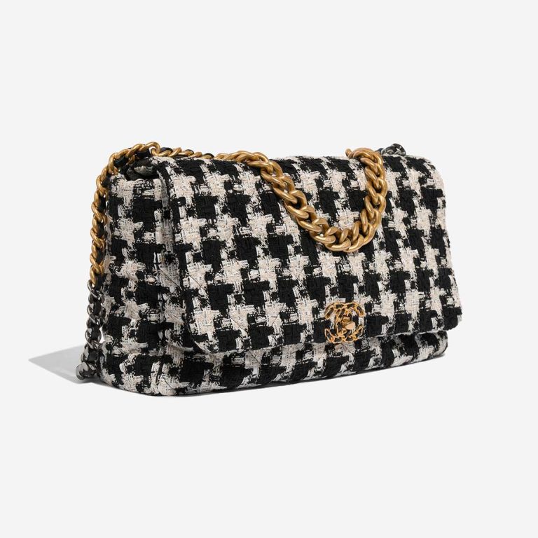 Chanel 19 Maxi Tweed Black / White | Sell your designer bag
