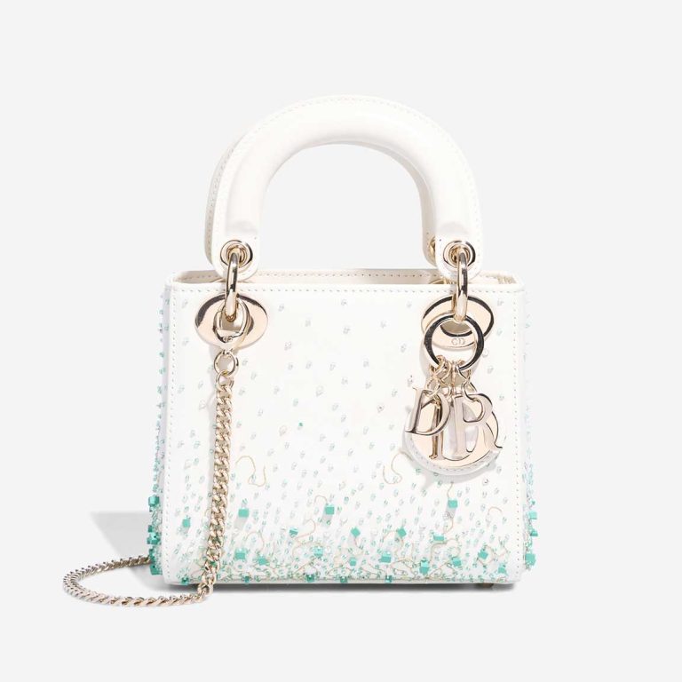 Dior Lady Mini White Front | Sell your designer bag