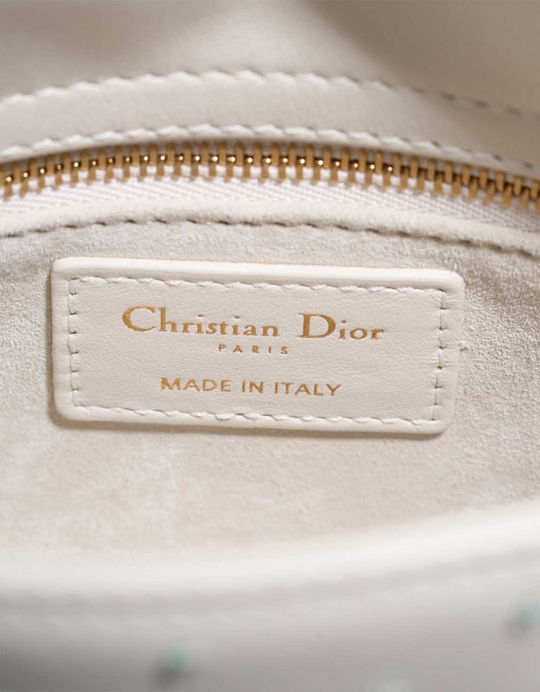 Dior Lady Mini White Logo | Sell your designer bag