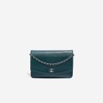 Chanel Wallet On Chain Caviar Green Front | Sell your designer bag