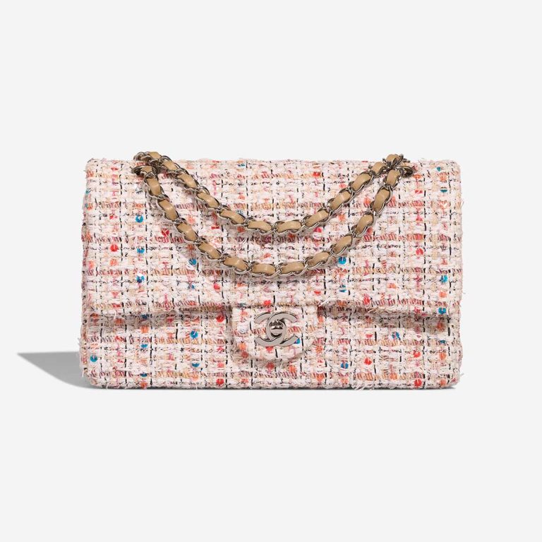 Chanel Timeless Medium Tweed Multicolour Front | Sell your designer bag