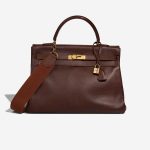 Hermès Kelly 35 Courchevel Brown Front | Sell your designer bag