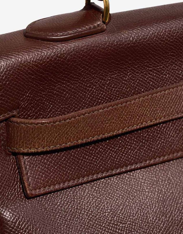 Hermès Kelly 35 Courchevel Brown Signs of wear | Sell your designer bag