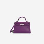 Hermès Kelly Mini Chèvre Anemone Front | Sell your designer bag